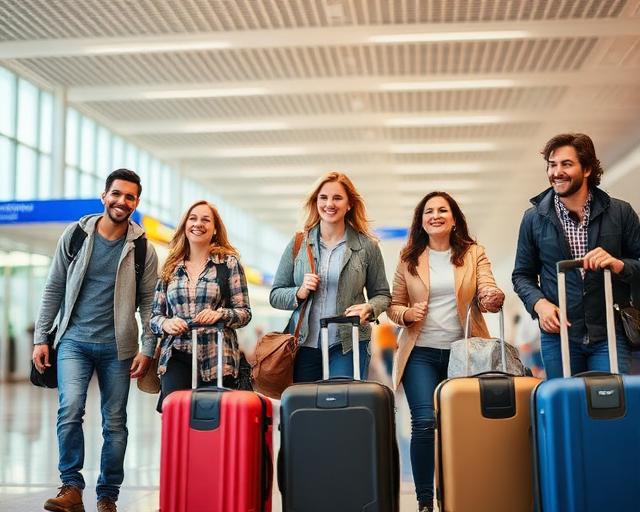 Declarants awaiting boarding clearance